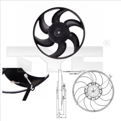 Fan, air conditioning condenser