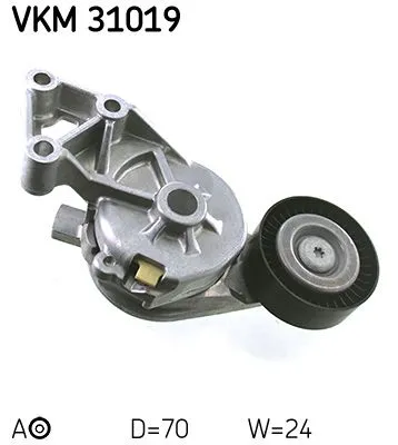 Belt Tensioner, V-ribbed belt
