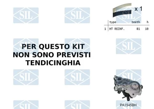 Water Pump & Timing Belt Kit