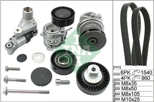 Water Pump + V-ribbed Belt Kit