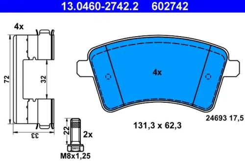 Brake Pad Set, disc brake