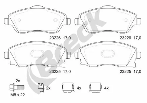 Brake Pad Set, disc brake