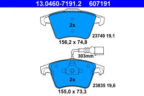 Brake Pad Set, disc brake