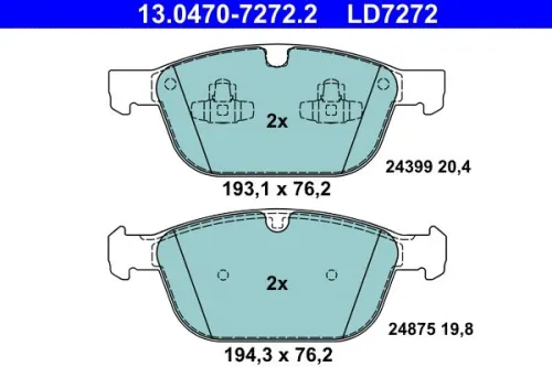 Brake Pad Set, disc brake