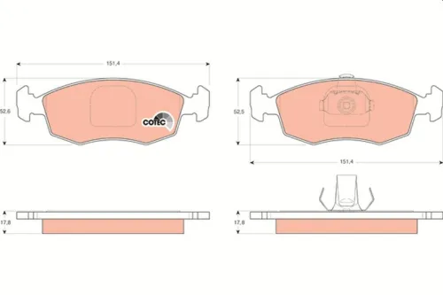 Brake Pad Set, disc brake