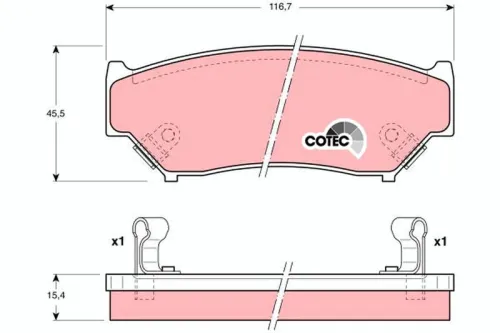 Brake Pad Set, disc brake
