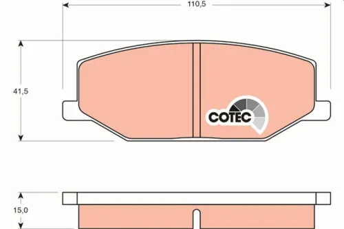 Brake Pad Set, disc brake