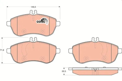 Brake Pad Set, disc brake