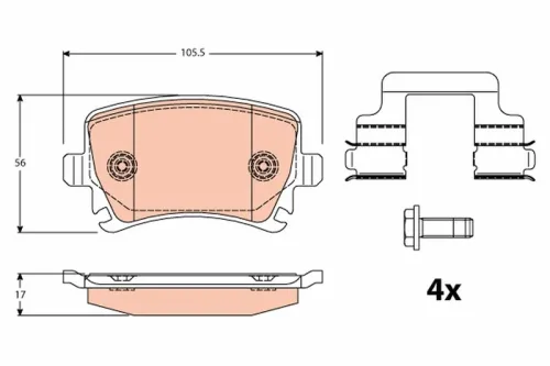 Brake Pad Set, disc brake