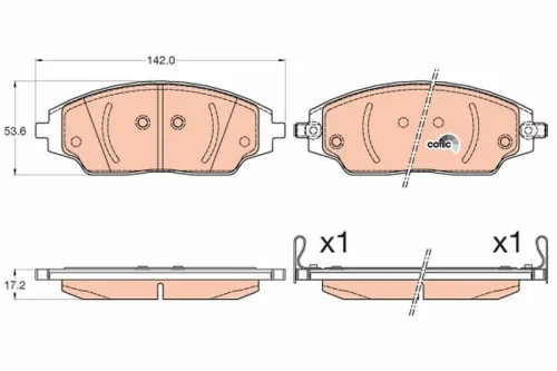 Brake Pad Set, disc brake