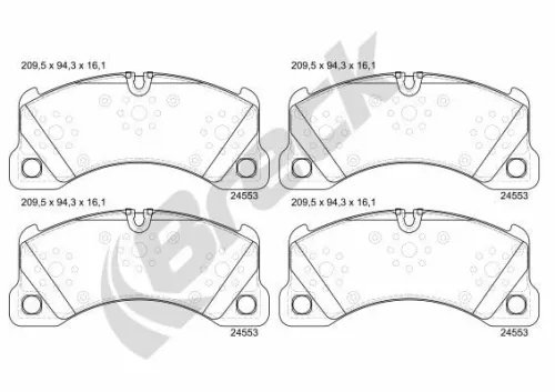 Brake Pad Set, disc brake