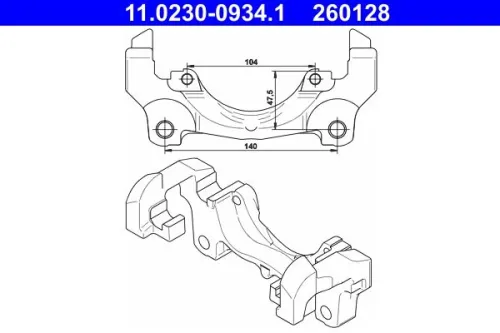 Bracket, brake caliper