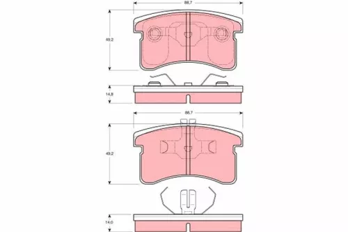 Brake Pad Set, disc brake