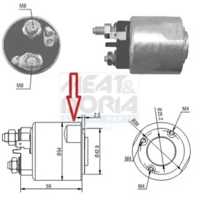 Solenoid Switch, starter