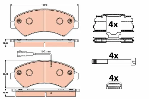 Brake Pad Set, disc brake