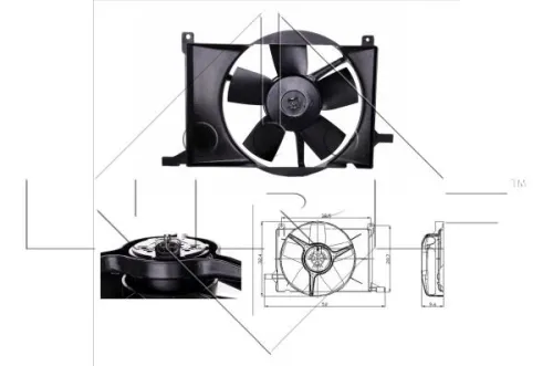 Fan, engine cooling