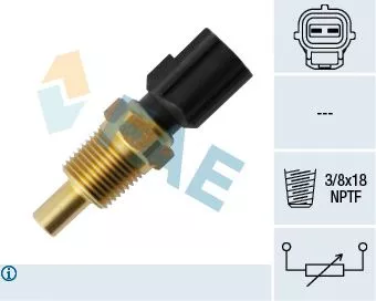 Sensor, coolant temperature
