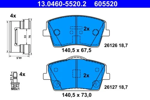 Brake Pad Set, disc brake