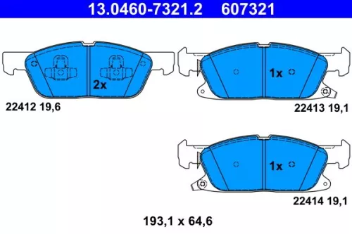 Brake Pad Set, disc brake