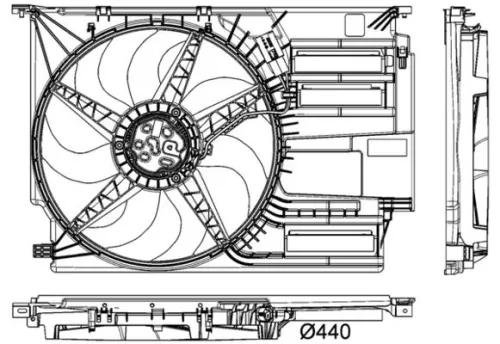 Fan, engine cooling