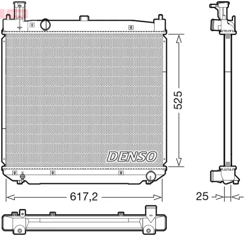 Radiator, engine cooling