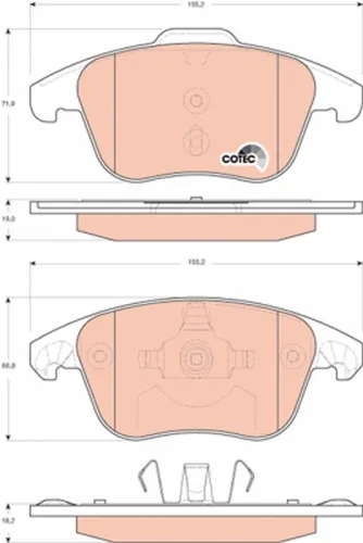 Brake Pad Set, disc brake