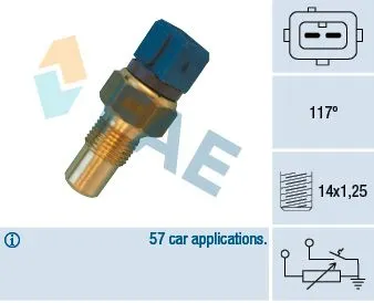 Sensor, coolant temperature