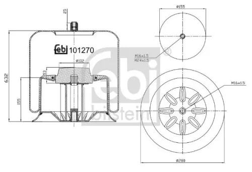 Bellow, air suspension
