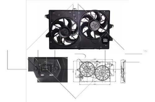 Fan, engine cooling