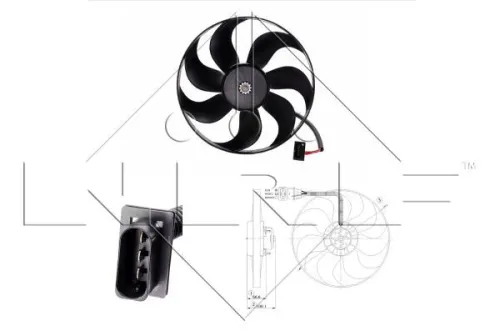 Fan, engine cooling