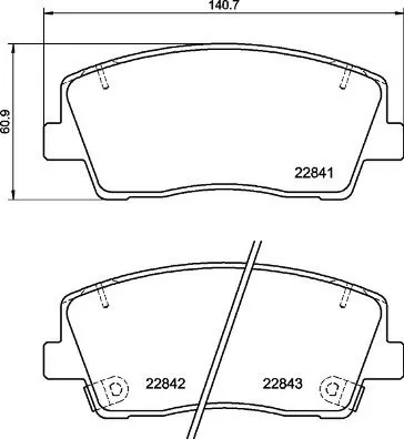 Brake Pad Set, disc brake