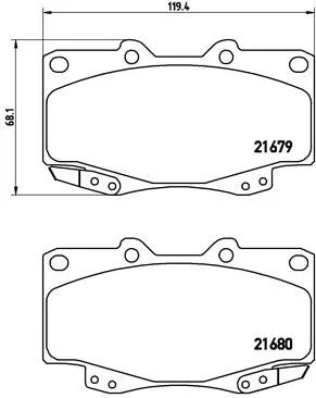 Brake Pad Set, disc brake