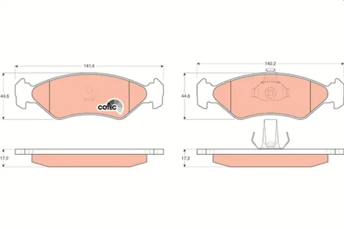 Brake Pad Set, disc brake