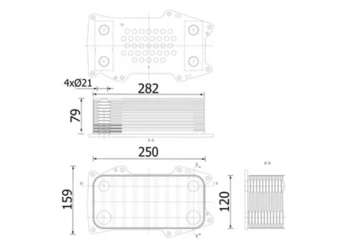 Oil Cooler, engine oil