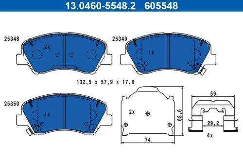 Brake Pad Set, disc brake