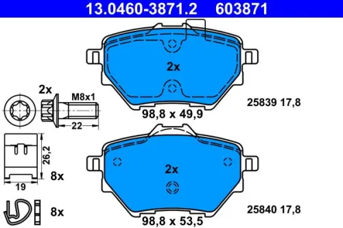 Brake Pad Set, disc brake