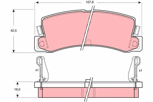 Brake Pad Set, disc brake