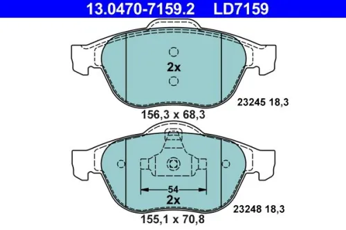 Brake Pad Set, disc brake
