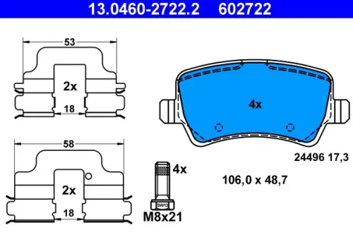 Brake Pad Set, disc brake