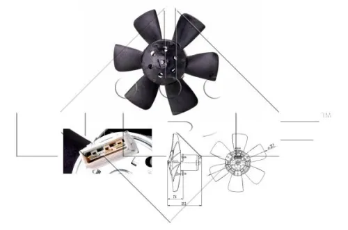 Fan, engine cooling