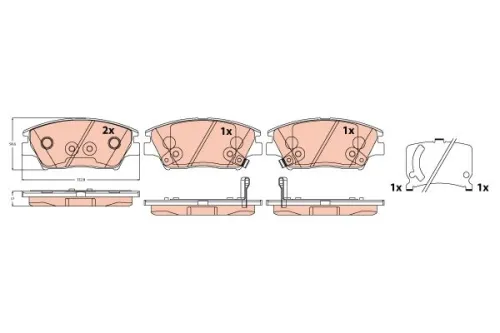 Brake Pad Set, disc brake