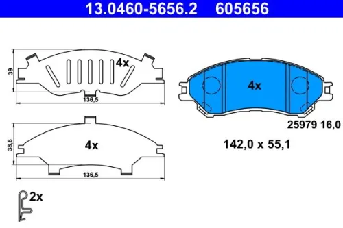 Brake Pad Set, disc brake