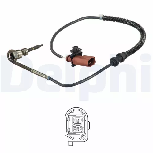Sensor, exhaust gas temperature