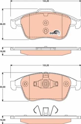 Brake Pad Set, disc brake