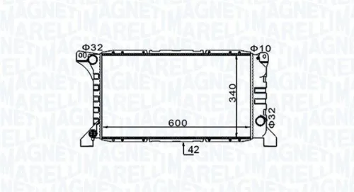 Radiator, engine cooling