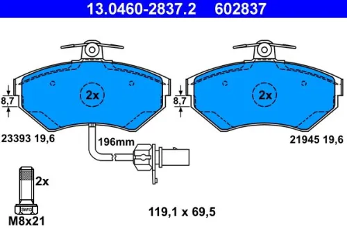 Brake Pad Set, disc brake