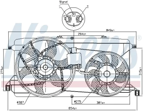 Fan, engine cooling
