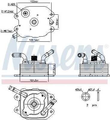 Oil Cooler, engine oil