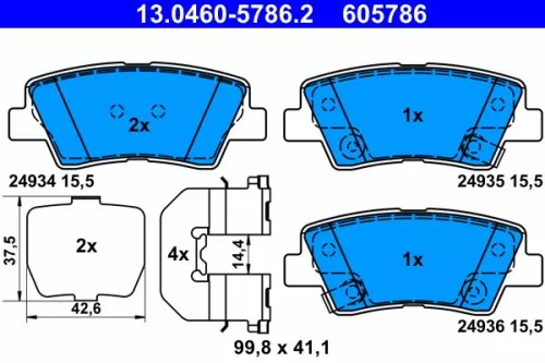 Brake Pad Set, disc brake
