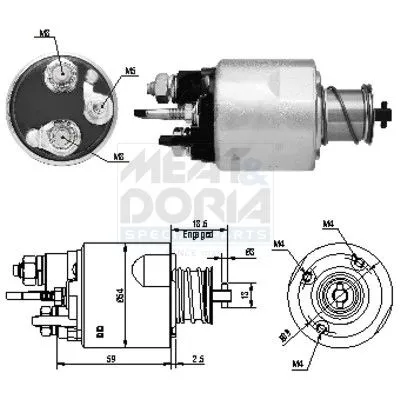 Solenoid Switch, starter